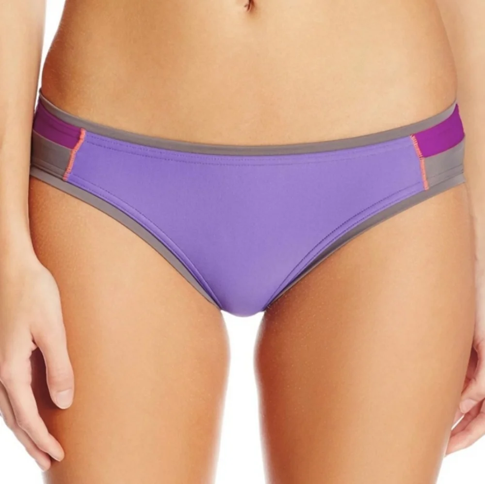 prAna Milou purple pink bikini swim bottoms